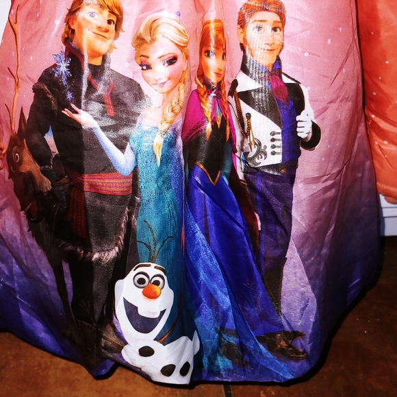 Frozen Winter Jacket warm Lined down . frozen Images on Front & Back sz 6 - Picture 9 of 9